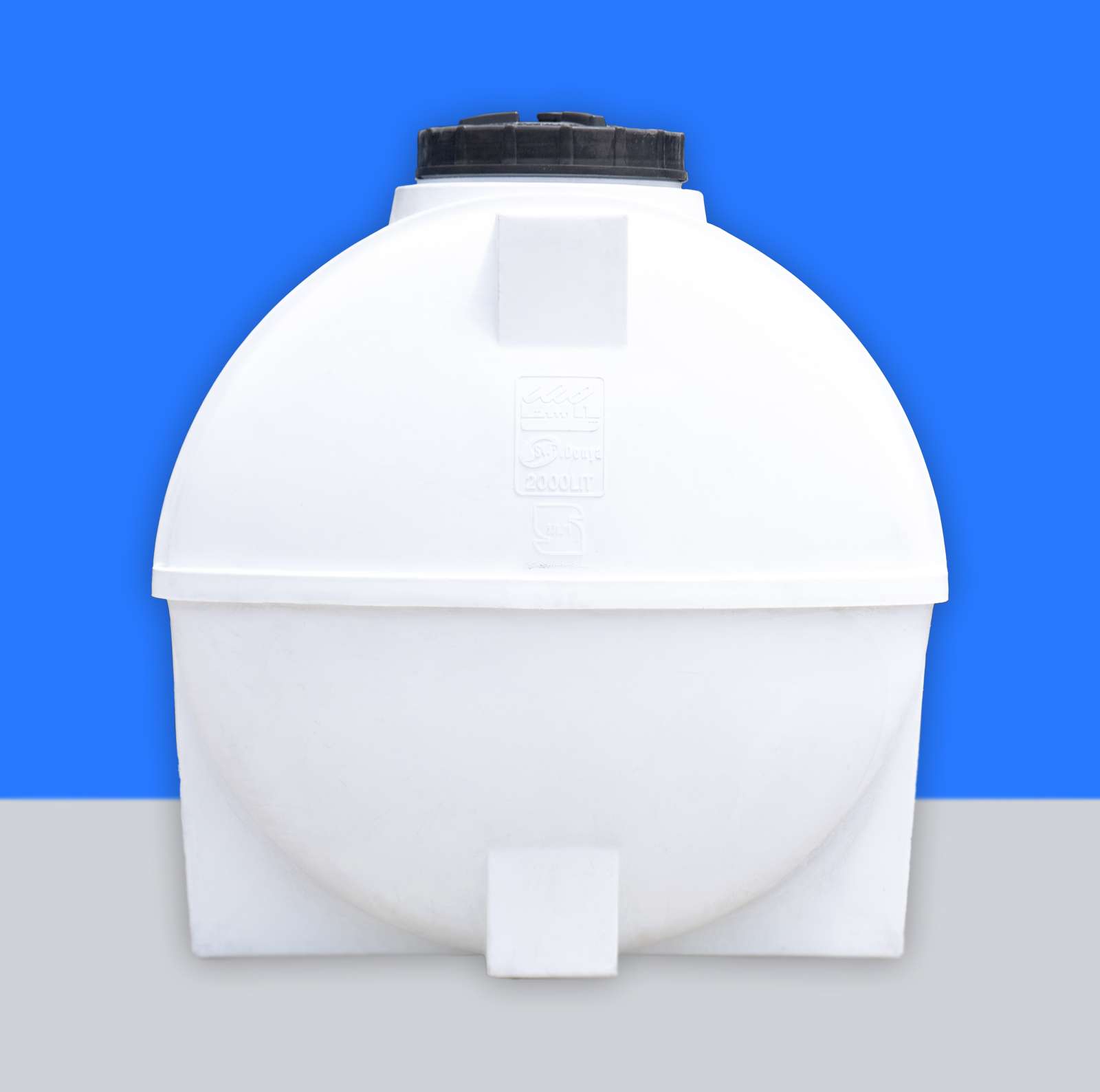 مخزن آب افقی ساید 2000 لیتر